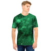 Green Nebula Galaxy Men T Shirt-grizzshop