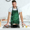 Green Nebula Galaxy Men's Apron-grizzshop