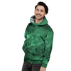 Green Nebula Galaxy Men's Hoodie-grizzshop