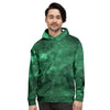 Green Nebula Galaxy Men's Hoodie-grizzshop