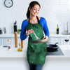 Green Nebula Galaxy Women's Apron-grizzshop