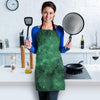 Green Nebula Galaxy Women's Apron-grizzshop