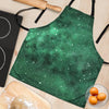 Green Nebula Galaxy Women's Apron-grizzshop