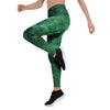 Green Nebula Galaxy Women's Leggings-grizzshop