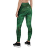 Green Nebula Galaxy Women's Leggings-grizzshop