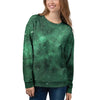 Green Nebula Galaxy Women's Sweatshirt-grizzshop