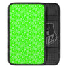 Green Neon Paisley Bandana Print Car Center Console Cover-grizzshop