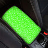 Green Neon Paisley Bandana Print Car Center Console Cover-grizzshop