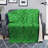 Green Paisley Bandana Print Blanket-grizzshop