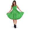 Green Paisley Bandana Print Dress-grizzshop