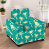 Green Palm Tree Hawaiin Print Armchair Cover-grizzshop