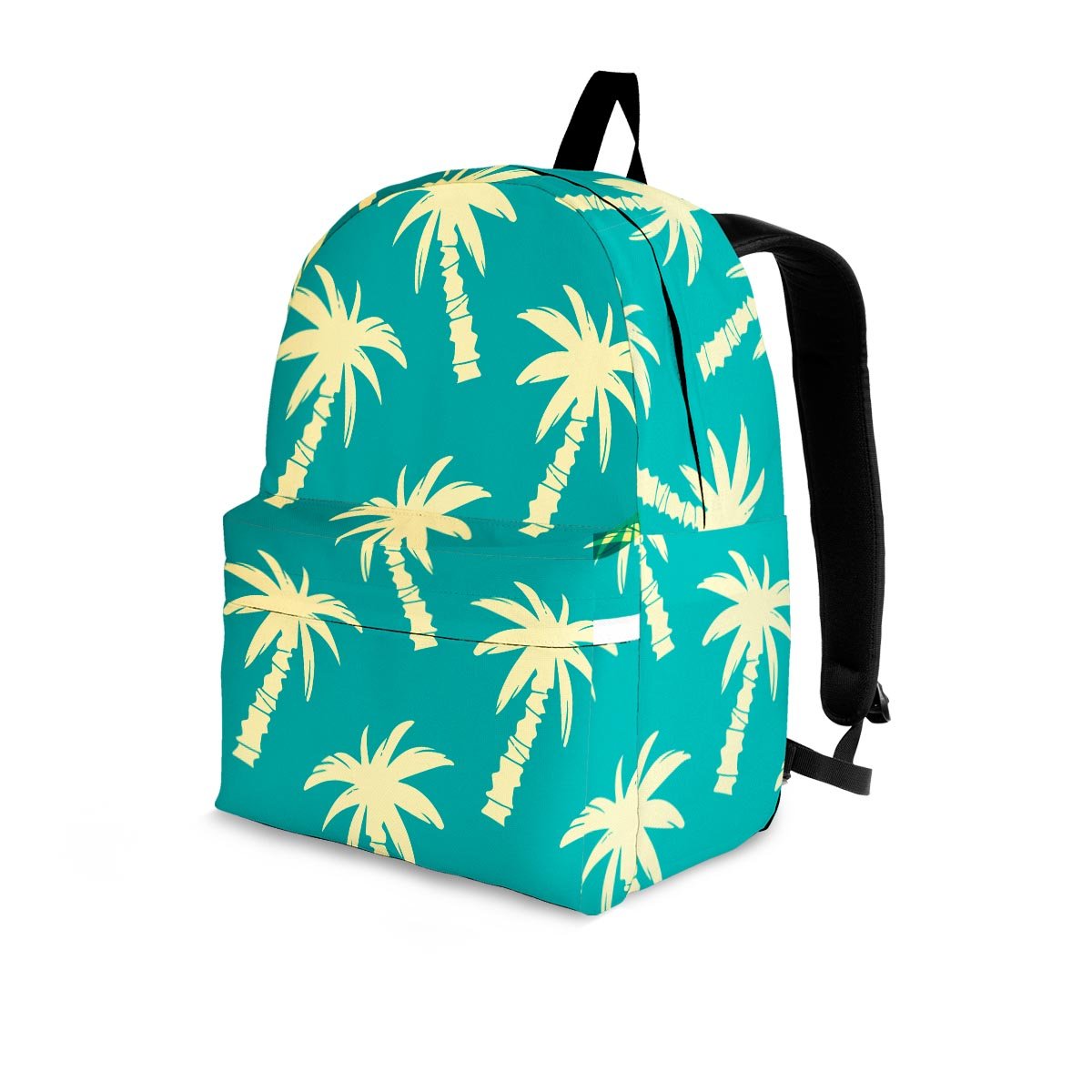 Green Palm Tree Hawaiin Print Backpack-grizzshop