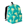 Green Palm Tree Hawaiin Print Backpack-grizzshop