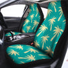 Green Palm Tree Hawaiin Print Car Seat Covers-grizzshop