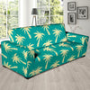 Green Palm Tree Hawaiin Print Sofa Cover-grizzshop