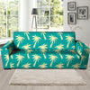 Green Palm Tree Hawaiin Print Sofa Cover-grizzshop