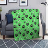 Green Paw Blanket-grizzshop