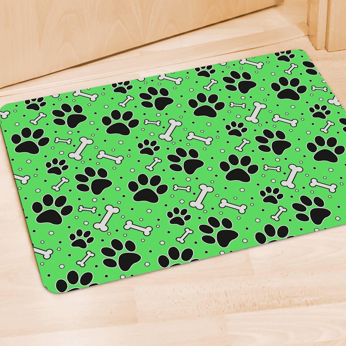 Green Paw Door Mat-grizzshop