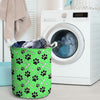 Green Paw Laundry Basket-grizzshop