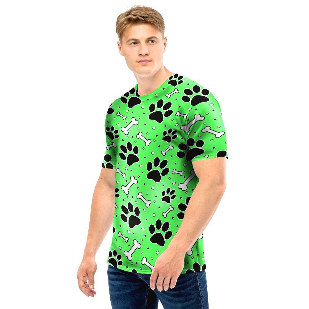 Green Paw Men T Shirt-grizzshop