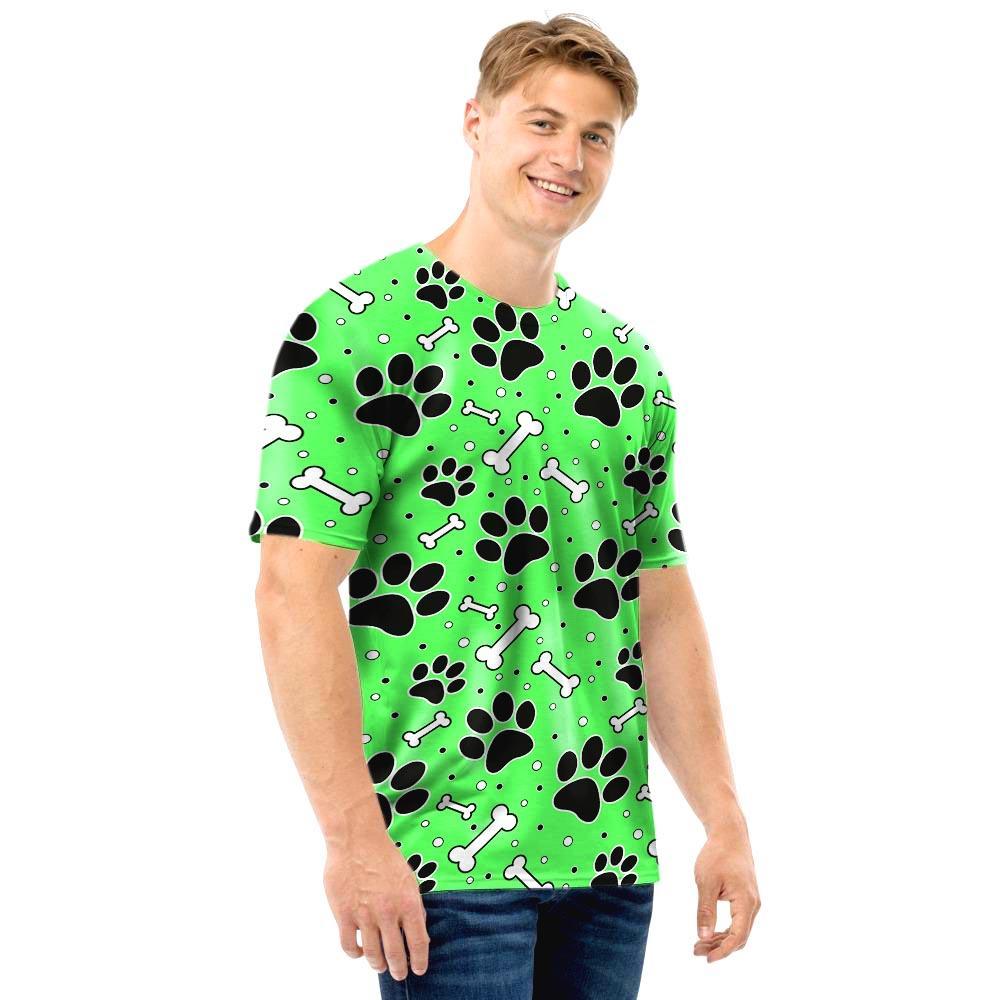 Green Paw Men T Shirt-grizzshop