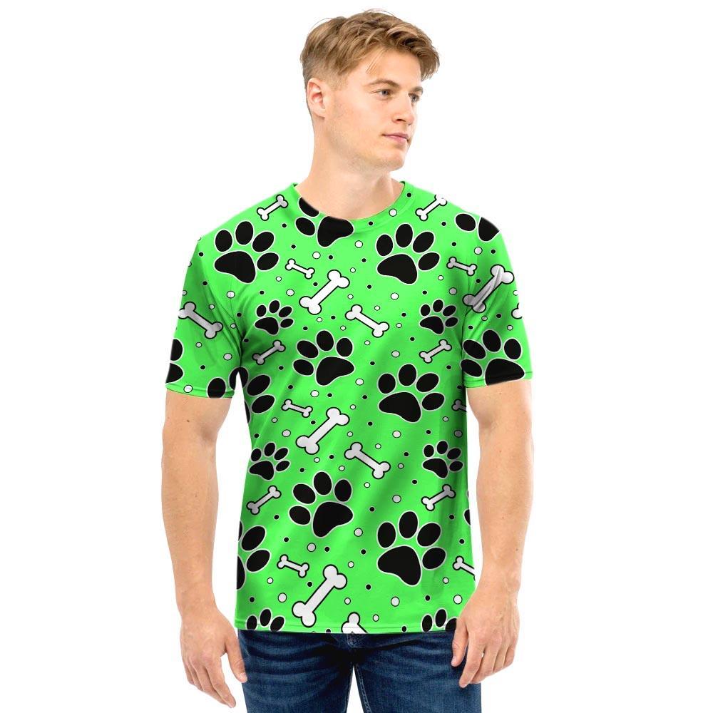 Green Paw Men T Shirt-grizzshop