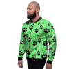 Green Paw Men's Bomber Jacket-grizzshop