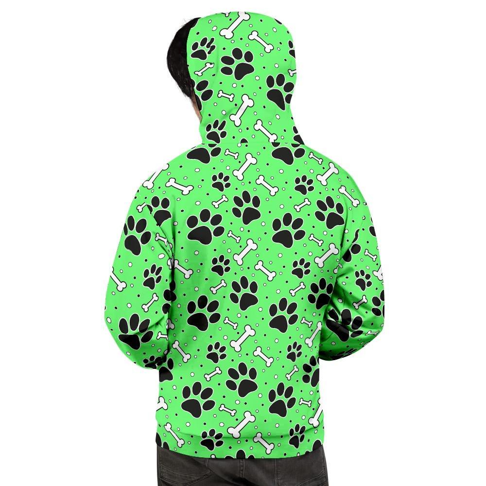 Green Paw Men's Hoodie-grizzshop