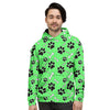 Green Paw Men's Hoodie-grizzshop