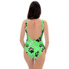 Green Paw One Piece Swimsuite-grizzshop