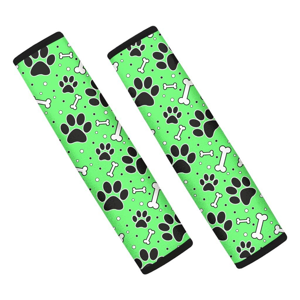 Green Paw Seat Belt Cover-grizzshop