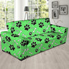 Green Paw Sofa Cover-grizzshop