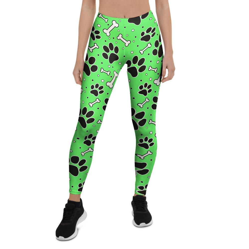 Green Paw Women's Leggings-grizzshop