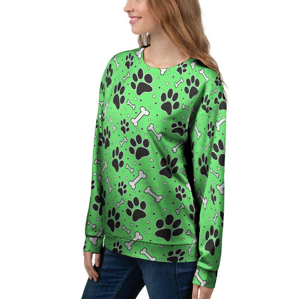 Green Paw Women's Sweatshirt-grizzshop