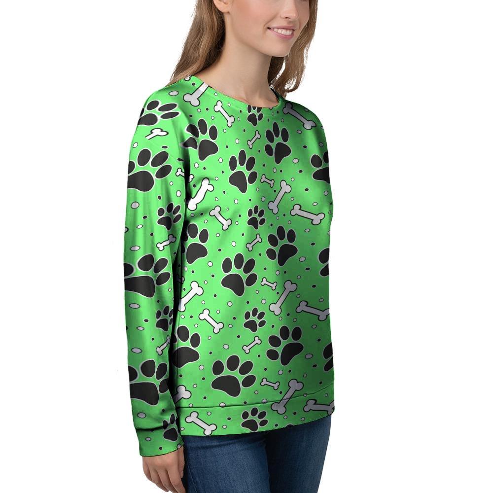 Green Paw Women's Sweatshirt-grizzshop