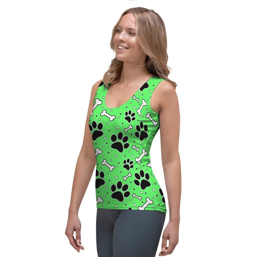 Green Paw Women's Tank Top-grizzshop