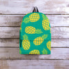 Green Pineapple Print Backpack-grizzshop