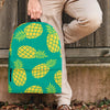 Green Pineapple Print Backpack-grizzshop