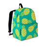 Green Pineapple Print Backpack-grizzshop