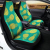 Green Pineapple Print Car Seat Covers-grizzshop