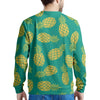 Green Pineapple Print Men's Sweatshirt-grizzshop