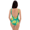 Green Pineapple Print One Piece Swimsuite-grizzshop