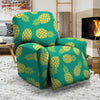 Green Pineapple Print Recliner Cover-grizzshop