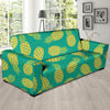 Green Pineapple Print Sofa Cover-grizzshop