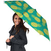 Green Pineapple Print Umbrella-grizzshop