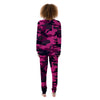 Green Pink And Black Camouflage Print Women's Pajamas-grizzshop