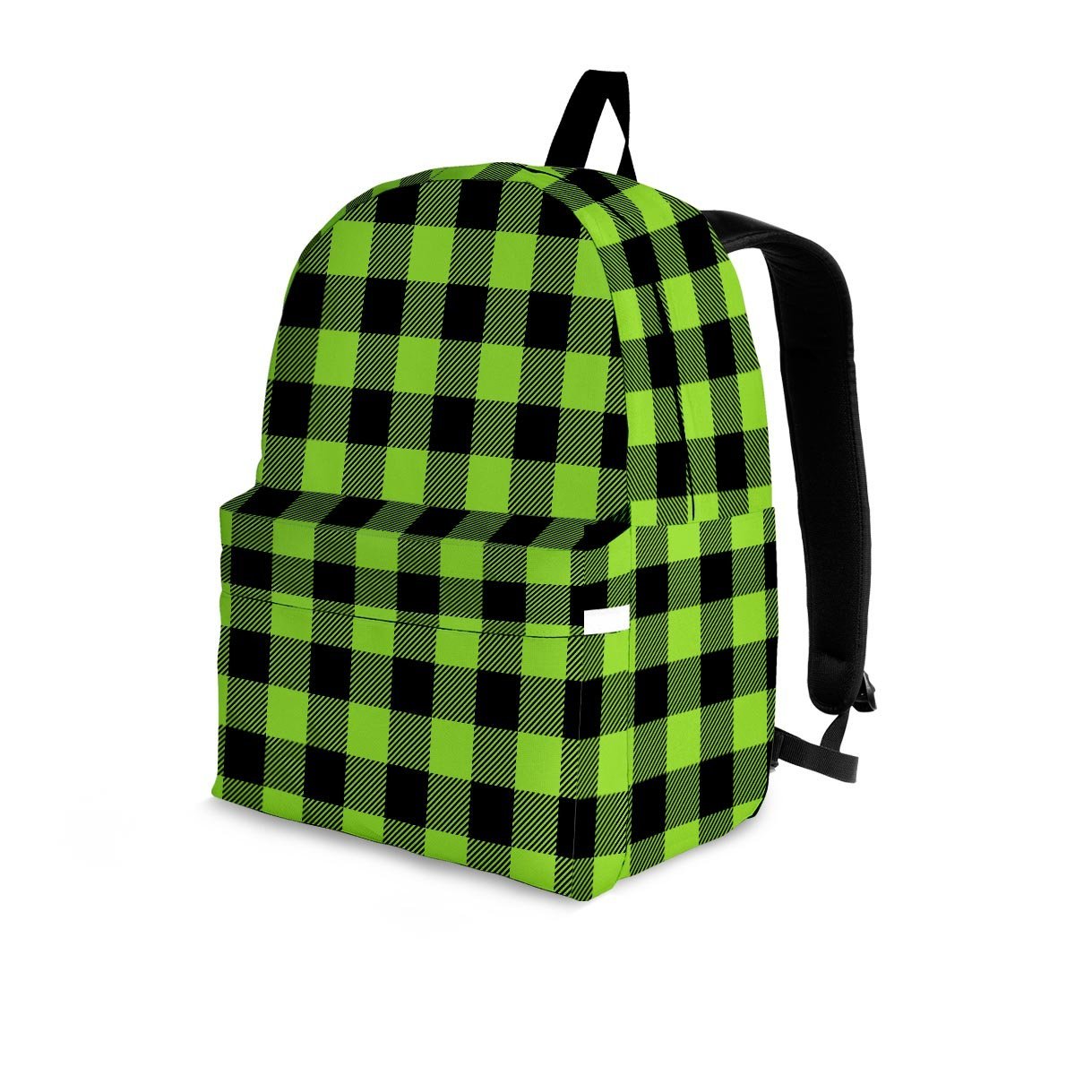 Green Plaid Backpack-grizzshop