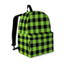 Green Plaid Backpack-grizzshop