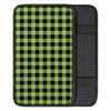 Green Plaid Car Console Cover-grizzshop