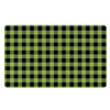 Green Plaid Door Mat-grizzshop